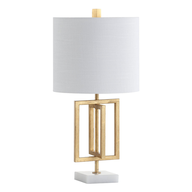 Jonathan Y Anya 20.25" Metal/Marble LED Table Lamp