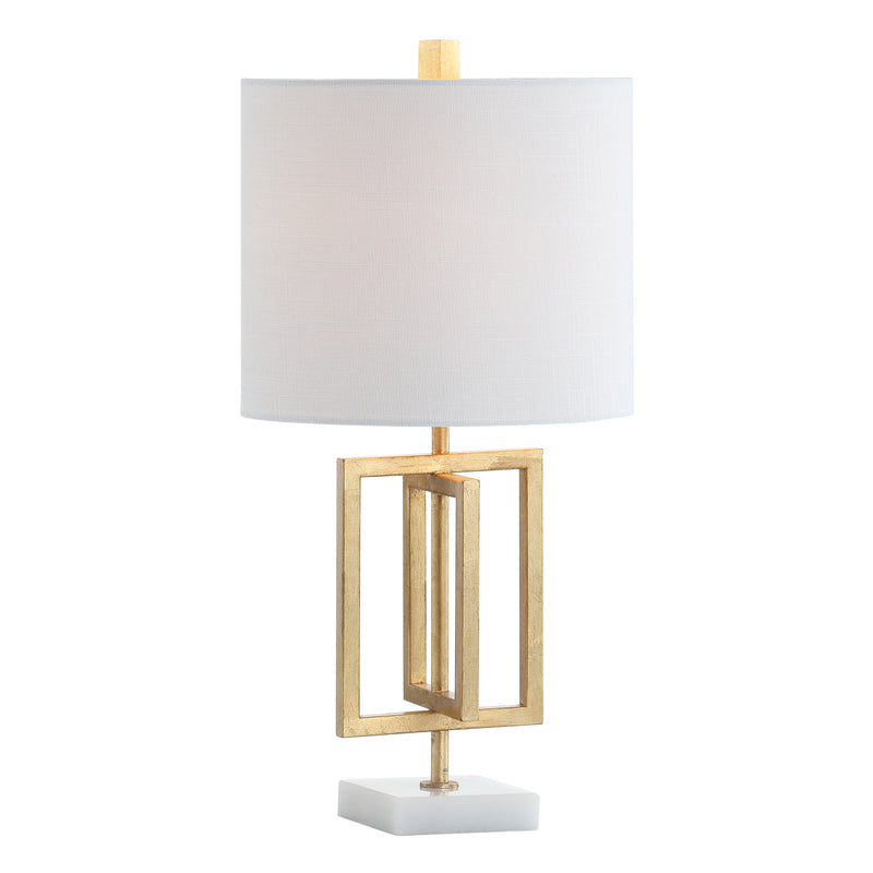 Jonathan Y Anya 20.25" Metal/Marble LED Table Lamp