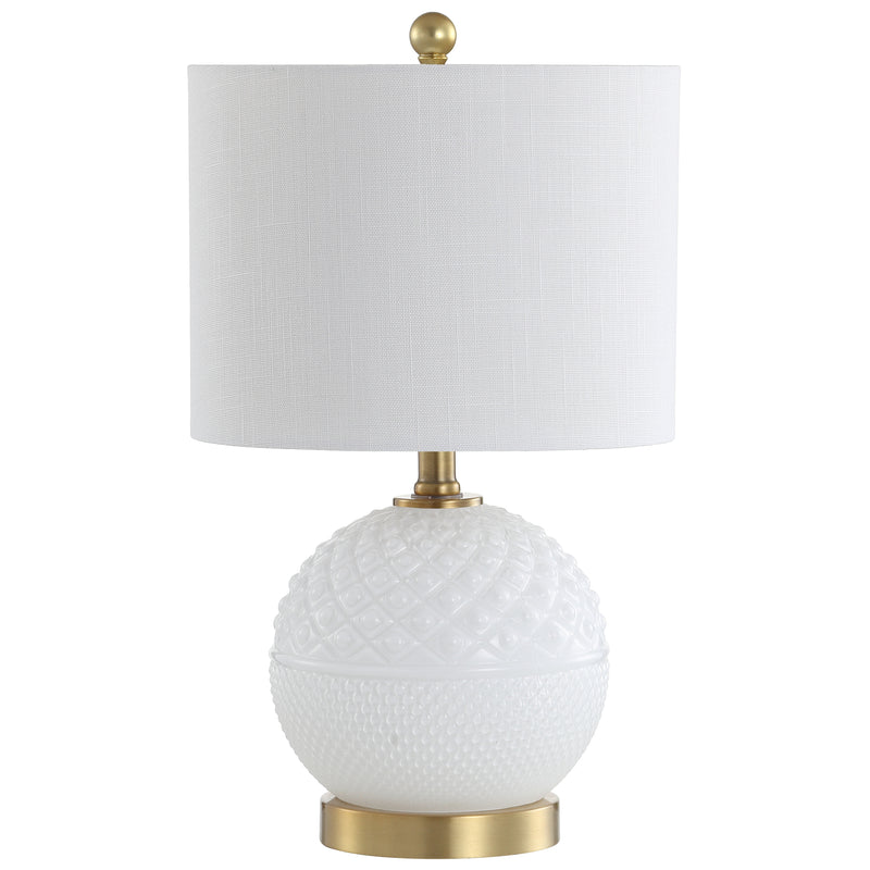 Jonathan Y Julienne 20.5" Glass/Metal LED Table Lamp