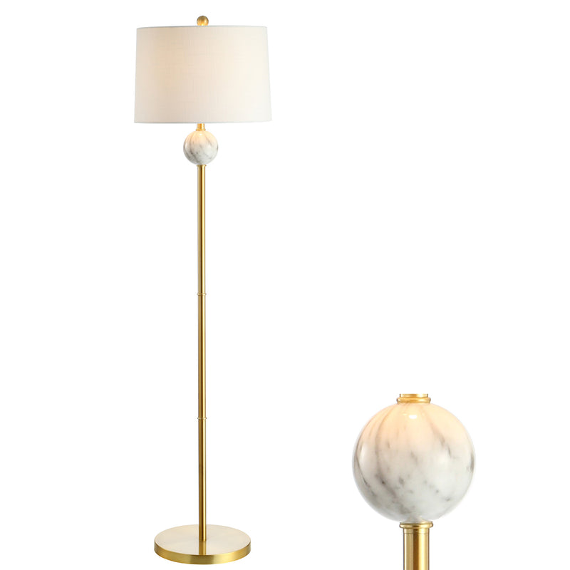 Jonathan Y Vaughn 60" Modern Metal/Resin LED Floor Lamp