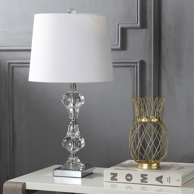 Jonathan Y Chloe 26" Crystal LED Table Lamp