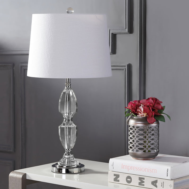 Jonathan Y Graham 27" Crystal LED Table Lamp