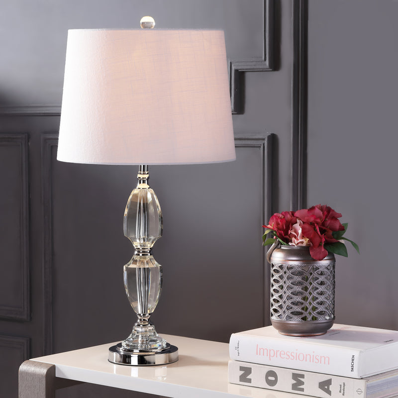 Jonathan Y Graham 27" Crystal LED Table Lamp