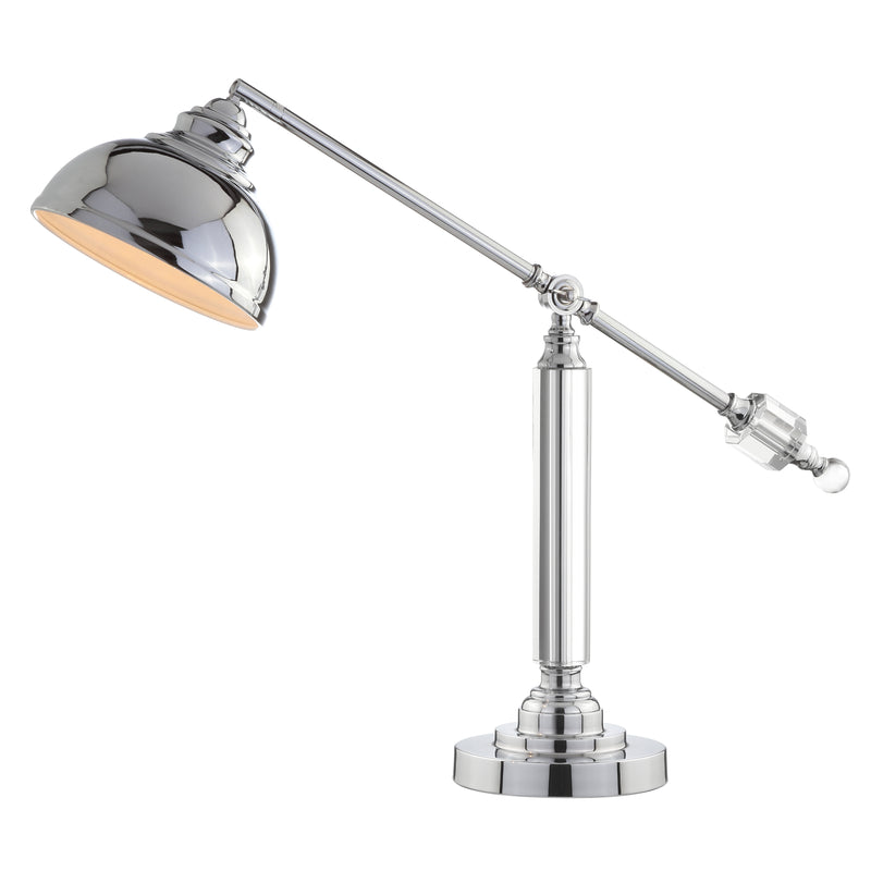 Jonathan Y Giselle 22" Metal and Crystal LED Task Lamp