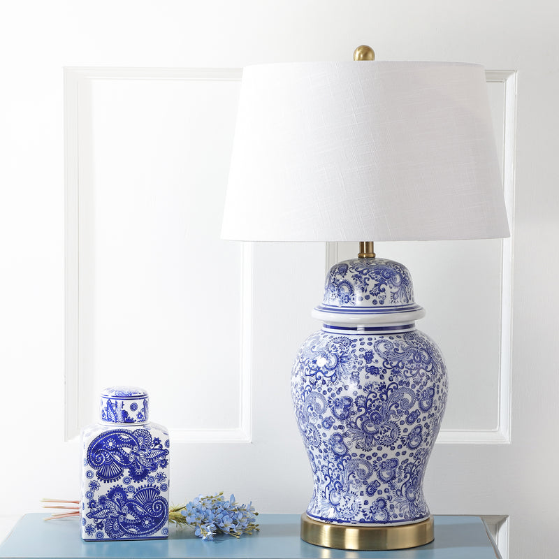 Jonathan Y Ellis 29.5" Ceramic LED Table Lamp