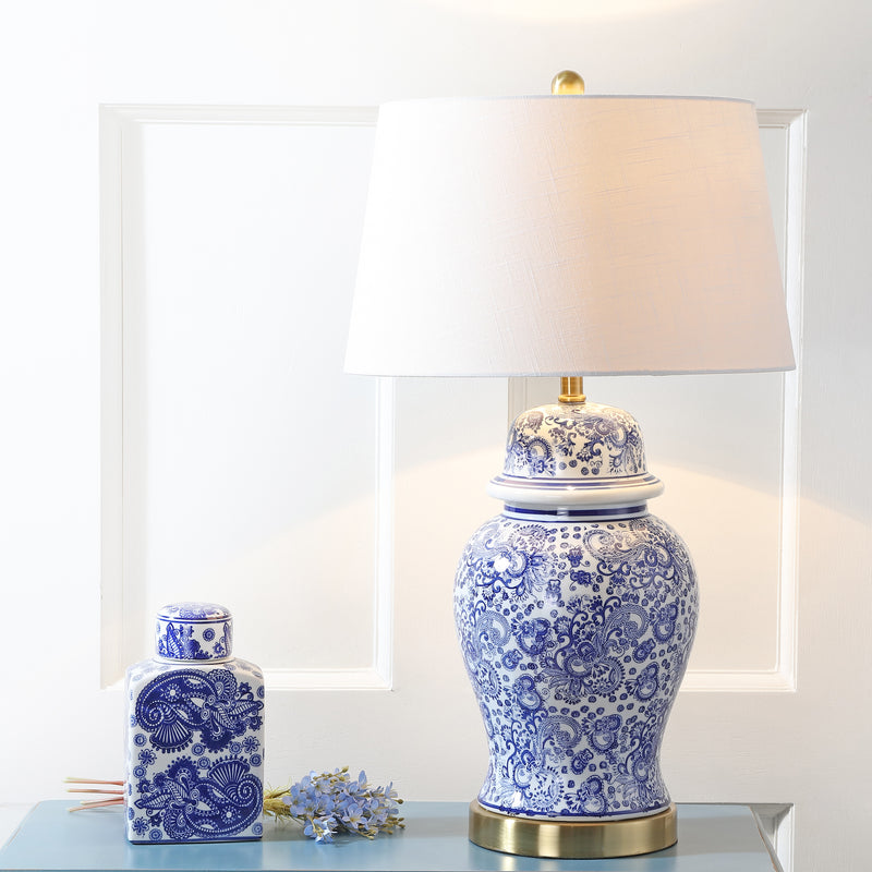 Jonathan Y Ellis 29.5" Ceramic LED Table Lamp