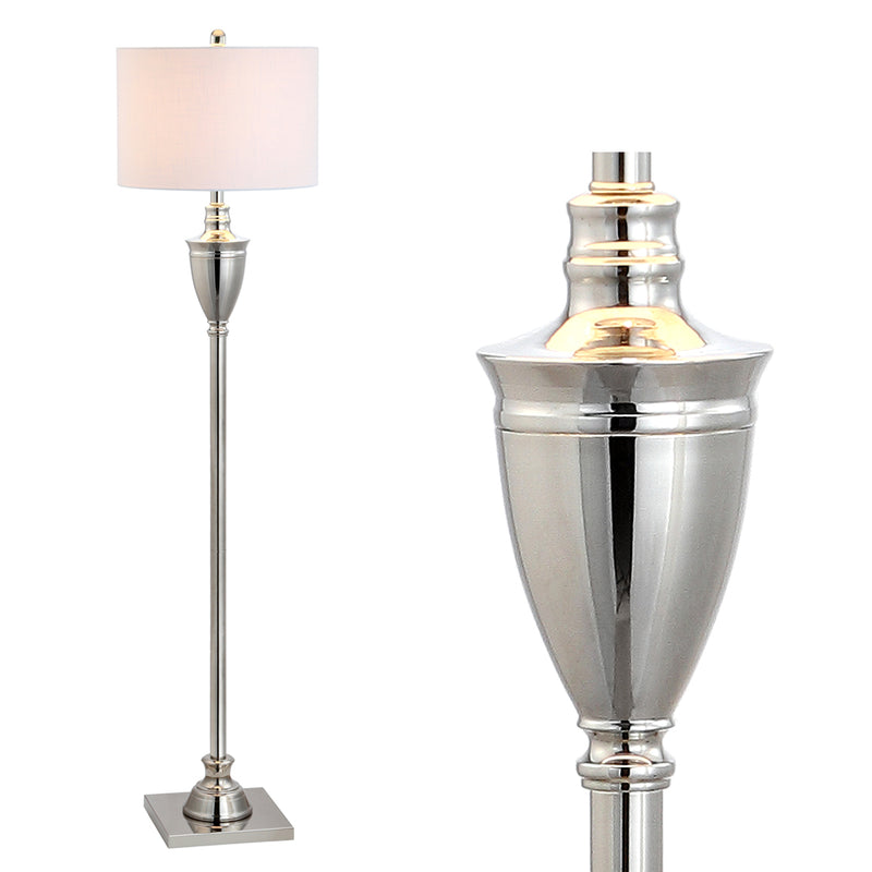 Jonathan Y Othello 62" Metal LED Floor Lamp