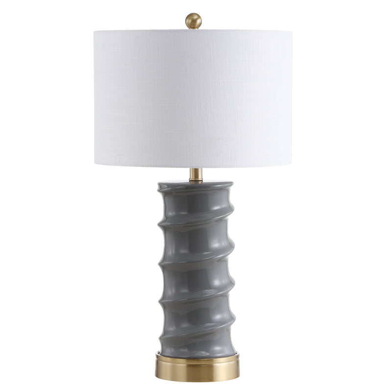 Jonathan Y Taipei 28" Ceramic LED Table Lamp