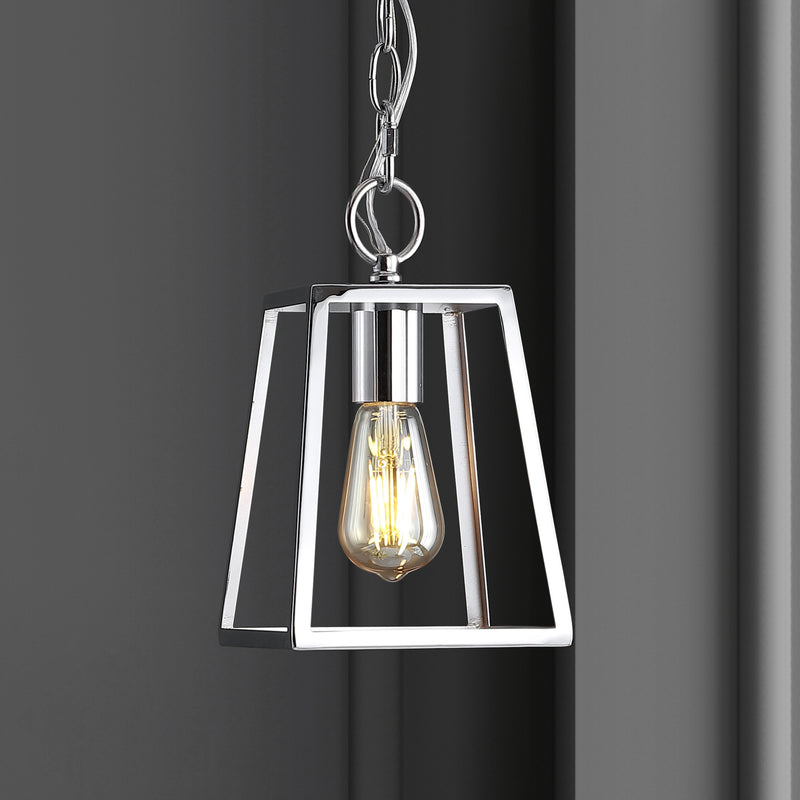 Jonathan Y Ira 6.25" Adjustable Drop Metal LED Pendant