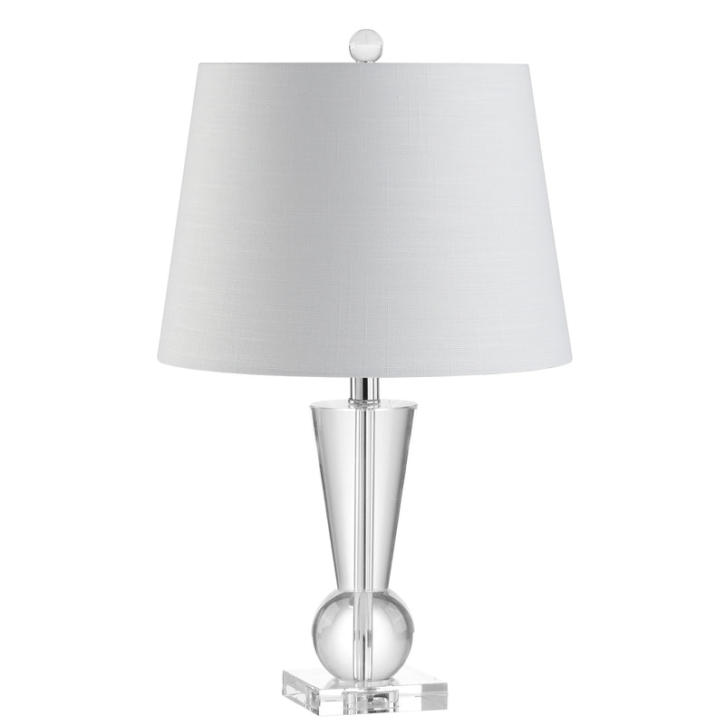 Jonathan Y Wynne 22" Crystal LED Table Lamp