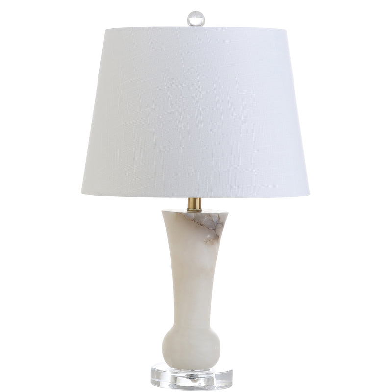 Jonathan Y Eliza 23" Alabaster LED Table Lamp