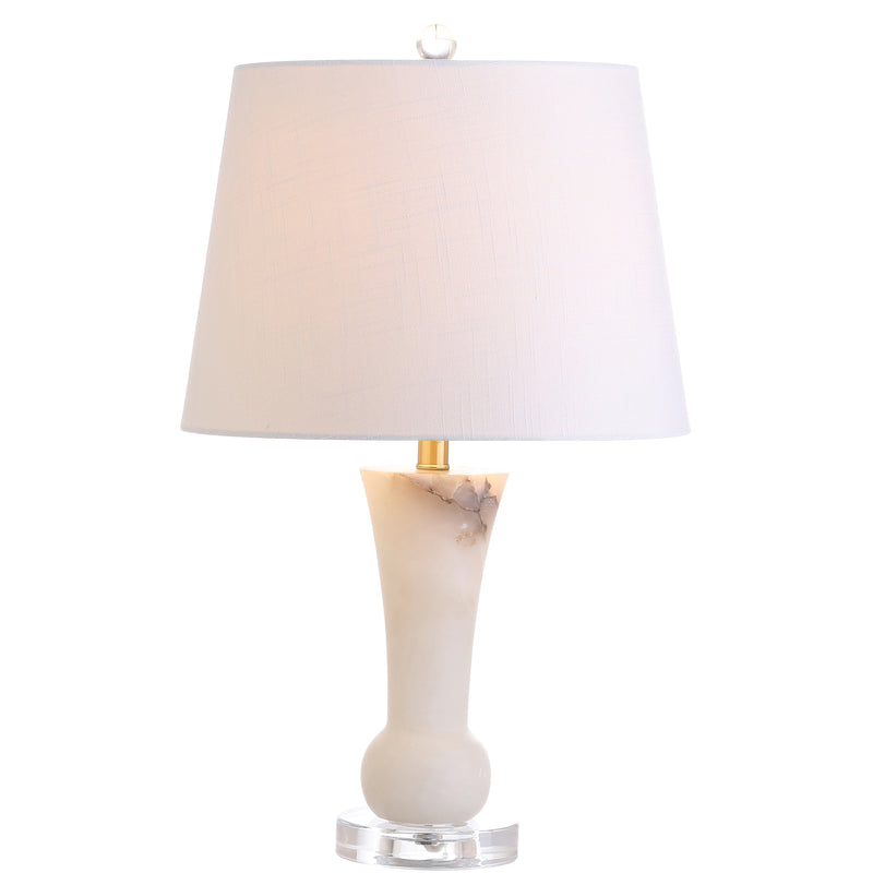 Jonathan Y Eliza 23" Alabaster LED Table Lamp