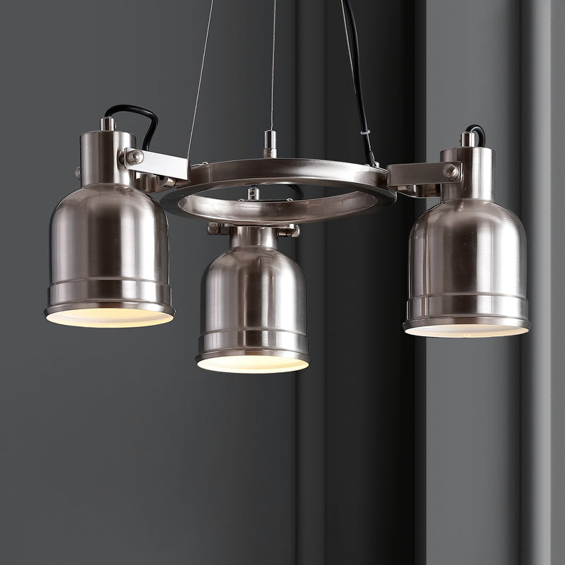 Jonathan Y Liam 20" 3-Light Metal LED Pendant