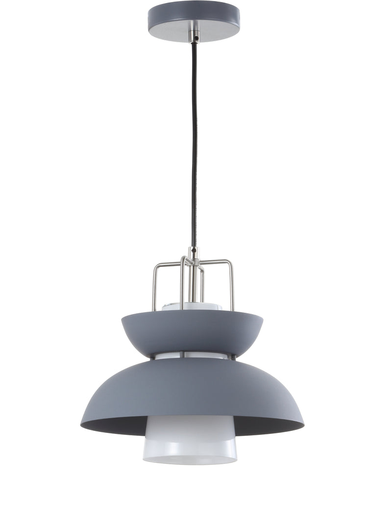 Jonathan Y Paul 11" Farmhouse Metal LED Pendant