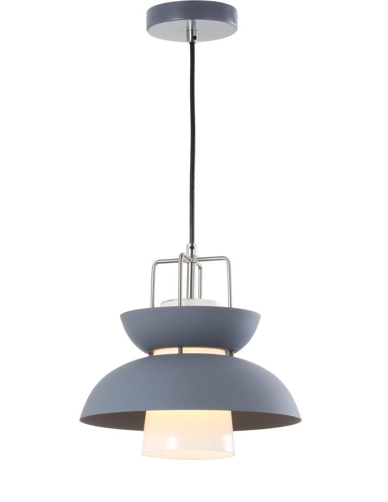 Jonathan Y Paul 11" Farmhouse Metal LED Pendant