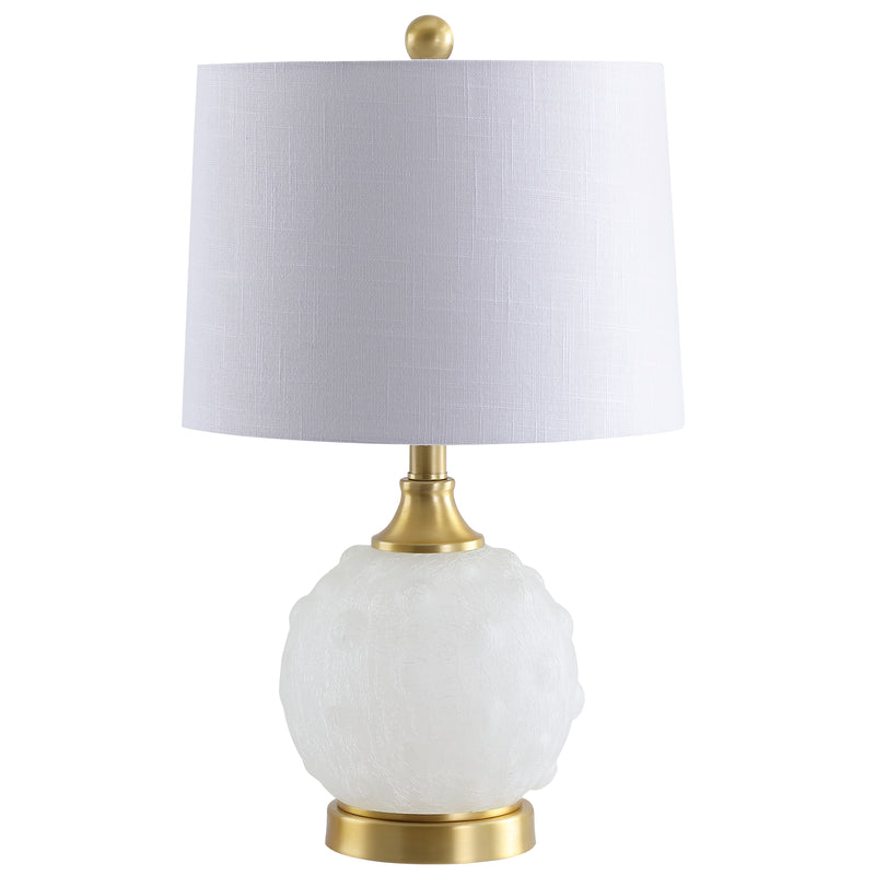 Jonathan Y Ilsa 22" Dotted Glass/Metal LED Table Lamp