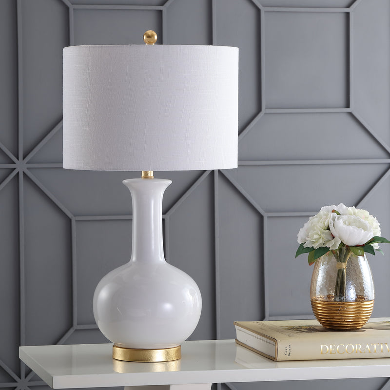 Jonathan Y Brussels 27" Ceramic/Metal LED Table Lamp