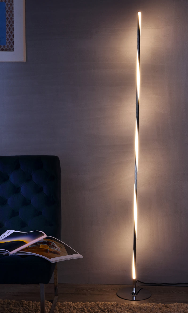 Jonathan Y Pilar 63.75" LED Integrated Floor Lamp