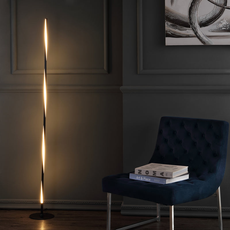 Jonathan Y Pilar 63.75" LED Integrated Floor Lamp