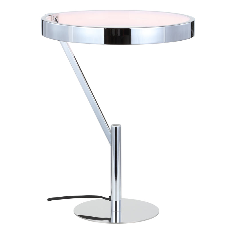 Jonathan Y Owen 18" Integrated LED Metal Table Lamp