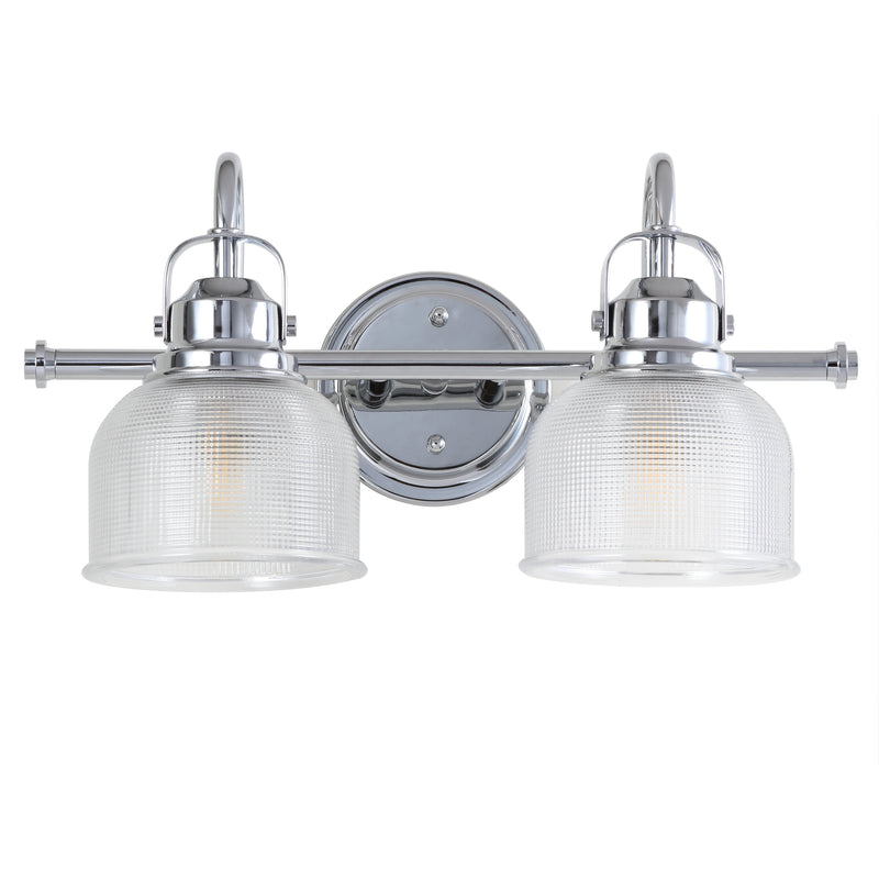 Jonathan Y Virginia 17.25" 2-light Metal/Glass LED Vanity Light