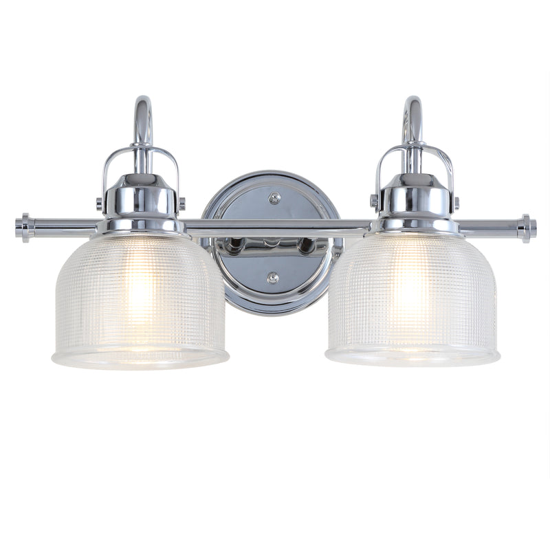 Jonathan Y Virginia 17.25" 2-light Metal/Glass LED Vanity Light