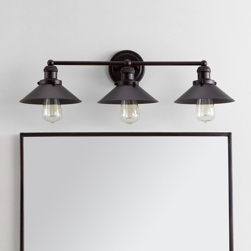 Jonathan Y July 26.5" 3-light Metal Vanity Light