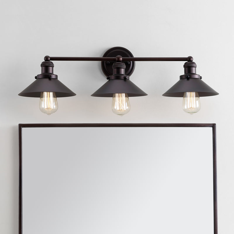 Jonathan Y July 26.5" 3-light Metal Vanity Light