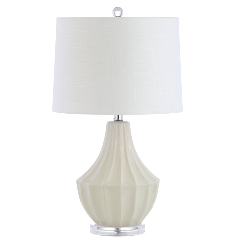 Jonathan Y Tate 24.5" Ceramic LED Table Lamp