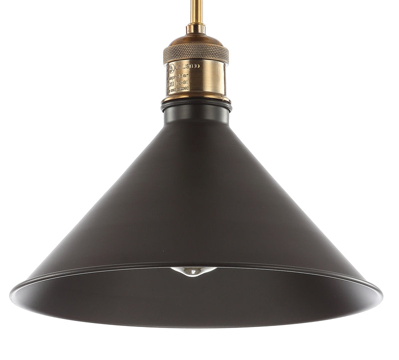 Jonathan Y Nick 11" Metal LED Semi-Flush Mount